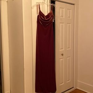 Skye Velvet Bridesmaid Dress NWT